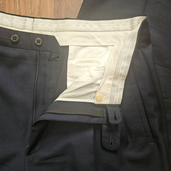 ZANELLA mens uncommon wv wool fleece  pants SIZE 36x32 COLOR BLACK  CP22 - Picture 8 of 16